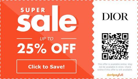 dior newsletter code|dior coupon codes.